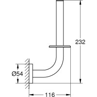 Держатель запасного рулона бумаги GROHE Essentials 40385001