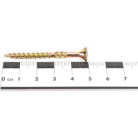 Саморез по дереву HIMTEX проф. желт. потай Torx 25, 4,5x50, 200 шт. 04550Fh