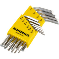 Набор из 10 дюймовых хромированных ключей BONDHUS S 1/16-1/4" 16238