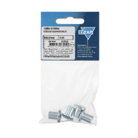 Гайка втулка плоская оцинк. М6х12мм 4 шт Zitar 127415