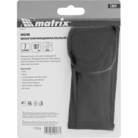 Многофункциональный нож MATRIX, 7 функций, в чехле, 107 мм 17624