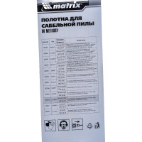 Полотна по металлу для сабельной пилы MATRIX S1122EF 200x1,4 мм 2 шт. 782010