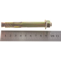 Анкерный болт с гайкой Качественный КРЕПЕЖ 12х100 (12х99) 10 шт 0500037 КЧ