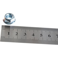 Гайка с фланцем Качественный КРЕПЕЖ DIN 6923 М8 100 шт 0301304 КЧ