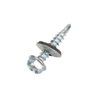 Кровельный саморез Качественный КРЕПЕЖ цинк, 4.8х29 мм, 55 шт 0200167 КЧ