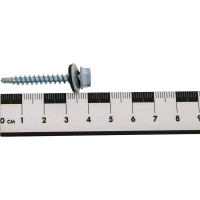 Кровельный саморез Качественный КРЕПЕЖ цинк, 4.8х38 мм, 130 шт 0500171 КЧ