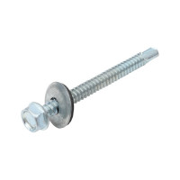 Кровельный саморез 6,3\70 цинк 50 шт качественный крепеж 0500203 КЧ