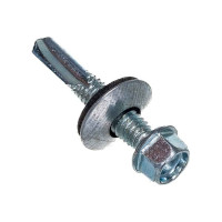 Кровельный саморез Качественный КРЕПЕЖ цинк, 6.3х100 мм, 30 шт 0500209 КЧ