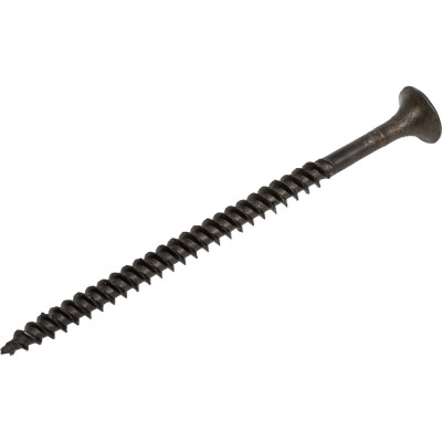 Саморез Качественный КРЕПЕЖ 4.2x64 мм, потай, частая резьба, оксид, 100 шт 0200405 КЧ