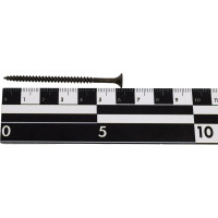 Саморез Качественный КРЕПЕЖ 4.2x64 мм, потай, частая резьба, оксид, 100 шт 0200405 КЧ