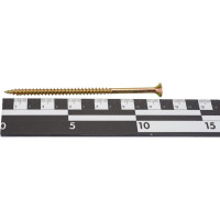 Шуруп крепежная техника жёлтый цинк 6,0x120, 80 шт. 431428 БК