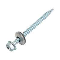 Кровельный саморез крепежная техника цинк 4.8х60 мм, 150 шт 431008 БК