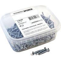 Оконный саморез Качественный КРЕПЕЖ 3.9х25 белый сверло 280 шт 0300089 КЧ