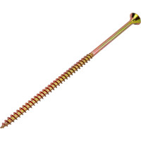 Шуруп крепежная техника жёлтый цинк 5,0x120, 100 шт. 431416 БК