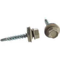 Кровельный саморез крепежная техника серый RAL 7004, 4.8х29 мм, 250 шт 420358 БК