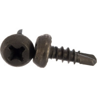 Саморез клоп крепежная техника чёрный сверло 3,8х11, 1000 шт. 430202 БК