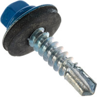 Кровельный саморез крепежная техника синий RAL 5005, 5.5х25 мм, 250 шт 420388 БК