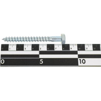 Шуруп с шестигранной головкой Качественный КРЕПЕЖ 8х80, 55 шт. 0500561 КЧ