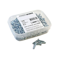 Винт Качественный КРЕПЕЖ потай с метр. резьбой, DIN 965, 4x20, 300 шт 0200863 КЧ