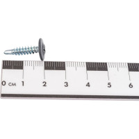 Прессшайба Качественный КРЕПЕЖ 4.2х19 мм, серый графит RAL 7024, сверло, 250 шт 0301099 КЧ