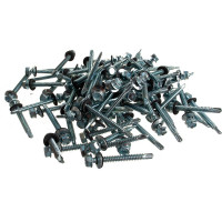 Кровельный саморез крепежная техника цинк 6.3х60 мм, 100 шт 431224 БК