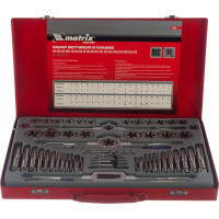 Набор метчиков и плашек Matrix М2-М20, 65 шт 773065