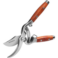 Плоскостной секатор Grinda PRO Line из нержавеющей стали 423415