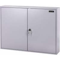 Шкафчик на 300 ключей BRAUBERG 730х550х140 мм, с замком, +300 брелоков, серый, 290341