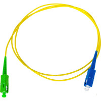 Переходной волоконно-оптический шнур NIKOMAX желтый, 1м NMF-PC1S2C2-SCU-SCA-001
