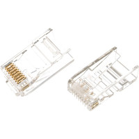 Коннектор NIKOMAX RJ45/8P8C под витую пару, 100шт NMC-RJ88RZ50UE3-100