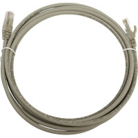 Коммутационный шнур NIKOMAX U/UTP 4 пары, серый, 3м NMC-PC4UD55B-030-C-GY