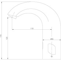 Смеситель Lemark Project для раковины бесконтактный сенсорный LM4656CE