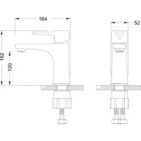 Смеситель для раковины Lemark Evitta LM0506C