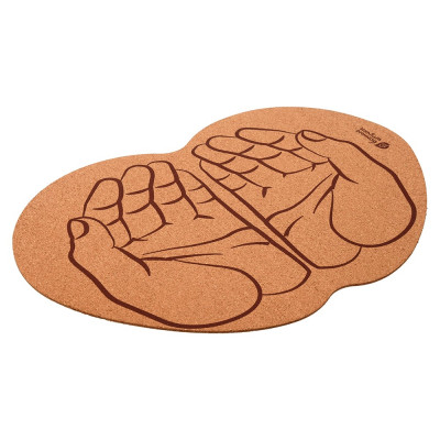 Пробковый коврик для бани и сауны Банные штучки Ладони 43х30 см 40241