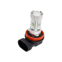 Автолампа H11 PGJ19-2 6 SMD CREE WHITE 6000K 336лм 12V 1 10 100, блистер MEGAPOWER 80575