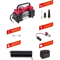 Двухцилиндровый компрессор 85 л/мин с манометром AUTOVIRAZH AV-010888