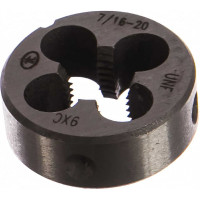 Дюймовая плашка ТехноСталь 7/16"-20 UNF 60 9ХС t254063