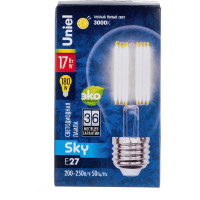 Светодиодная лампа Uniel LED-A70-17W/3000K/E27/CL PLS02WH Форма A, прозрачная UL-00004870