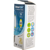Светодиодная лампа Uniel LED-C35-6W/NW/E14/CL GLA01TR Форма свеча, прозрачная UL-00002198