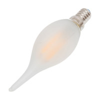 Светодиодная лампа Uniel LED-CW35-6W/WW/E14/FR PLS02WH Форма свеча на ветру, матовая UL-00000306