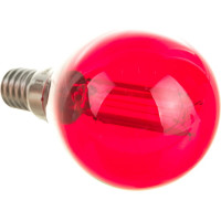 Лампа Uniel LED-G45-5W/RED/E14 GLA02RD светодиодная, форма шар UL-00002985