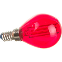 Лампа Uniel LED-G45-5W/RED/E14 GLA02RD светодиодная, форма шар UL-00002985