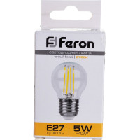 Светодиодная лампа FERON 5W 230V E27 2700K, LB-61 25581