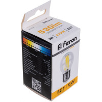 Светодиодная лампа FERON 5W 230V E27 2700K, LB-61 25581