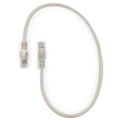 Патч-корд Cablexpert UTP кат.6, 0.5м, литой, многожильный серый PP6U-0.5M