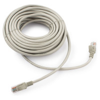 Медный патч-корд Cablexpert UTP кат.5e, 15м, литой, многожильный серый PP10-15M