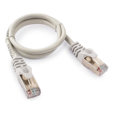 Многожильный патч-корд Cablexpert FTP кат.6, 0.5м, литой, серый PP6-0.5M