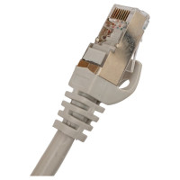 Многожильный патч-корд Cablexpert FTP кат.6, 0.5м, литой, серый PP6-0.5M