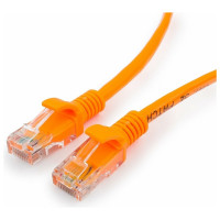 Многожильный патч-корд Cablexpert UTP кат. 5e, 1м, литой, оранжевый PP12-1M/O