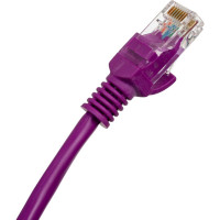Многожильный патч-корд Cablexpert UTP кат.5e, 1м, литой, фиолетовый PP12-1M/V